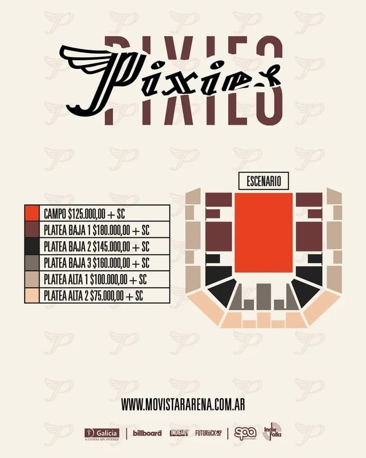 Precios Pixies en Argentina